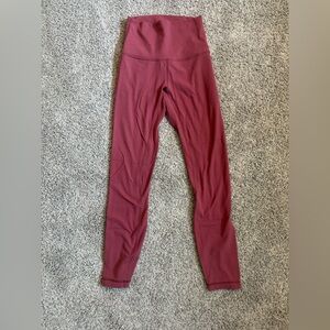 lululemon athletica align high rise pant - 25” in Moss Rose